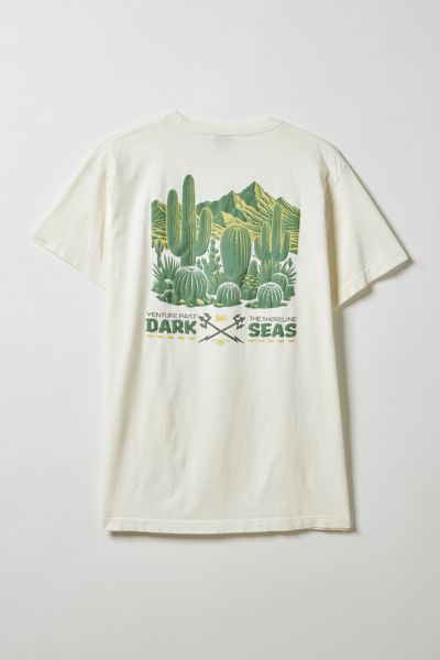 Dark Seas High & Dry Graphic Tee In Tofu, Men's At Urban Outfitters