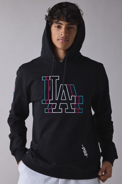【New Era】 ★ MLB LA Dodgers Graffiti Hoodie ★ Black MLB Graphic LA Dodgers Oversized Pullover Hoodie | New Era