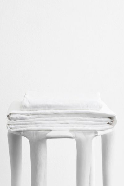 Bed Threads French Flax Linen Sheet Set In White At Urban Outfitters