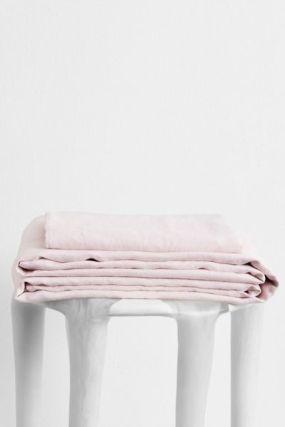 Bed Threads French Flax Linen Sheet Set In Rosewater At Urban Outfitters