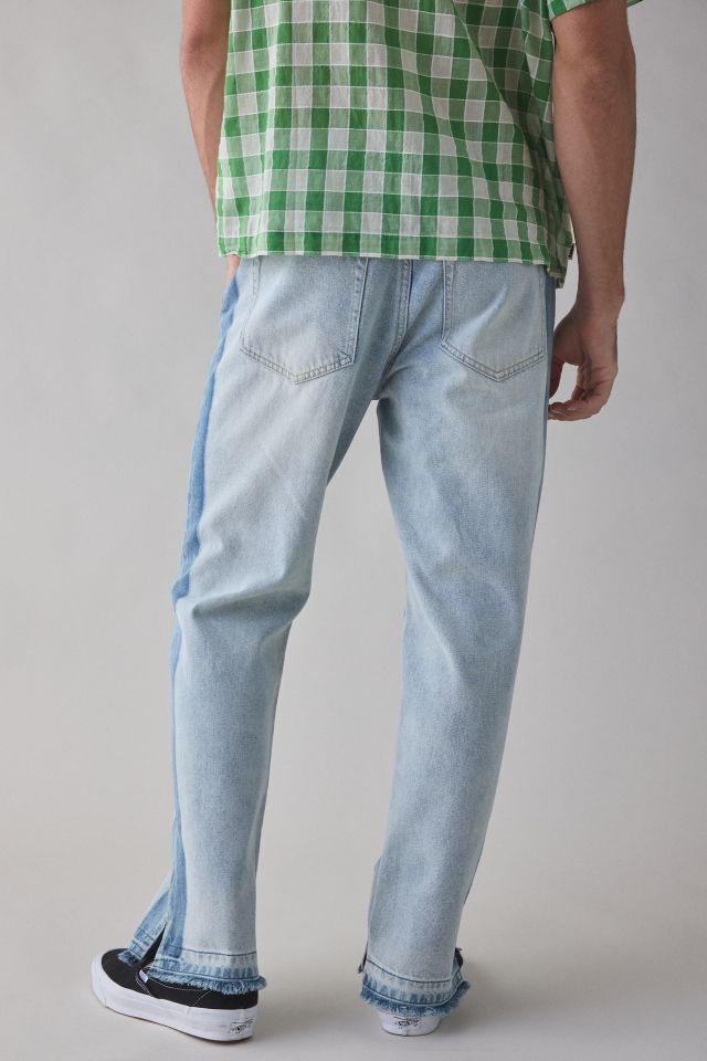 Kuwalla Tee Raw Edge Loose Denim Jean #1