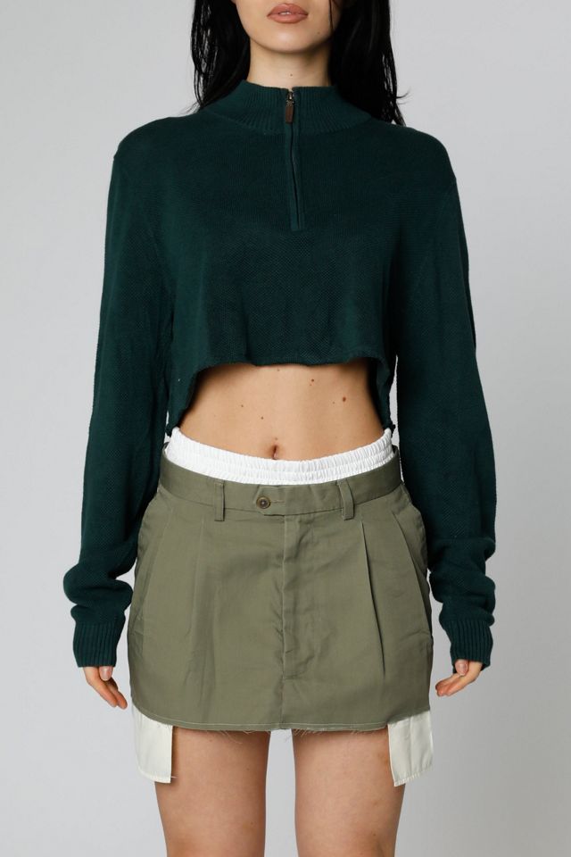 Frankie Collective Rework Crop Knit Sweater 093 | Urban Outfitters