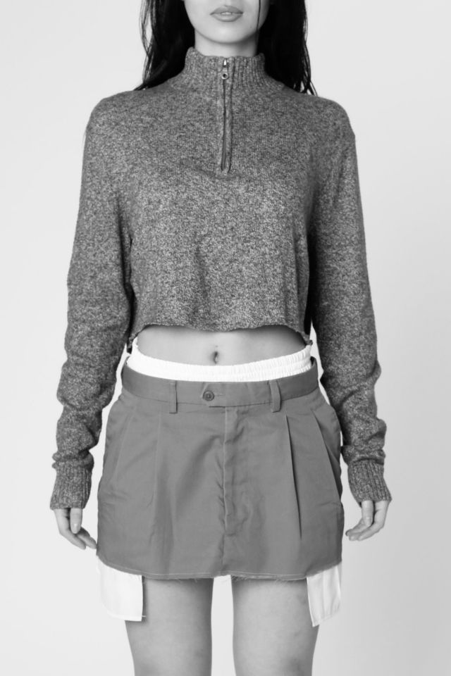 Frankie Collective Rework Crop Knit Sweater 016 #2