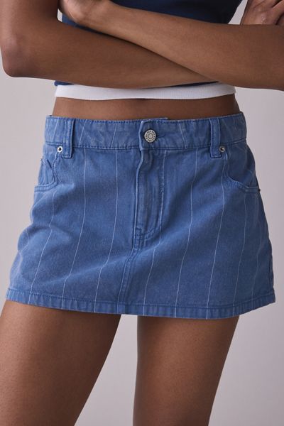 BDG Onna Denim Micro Mini Skirt
