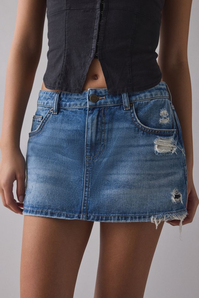 BDG Onna Denim Micro Mini Skirt | Urban Outfitters
