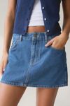 BDG Onna Denim Micro Mini Skirt