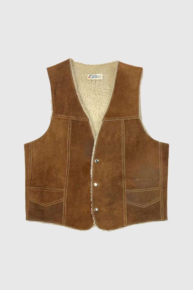 Vintage store 1970’s Wool Lined Vest Womens