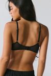 Out From Under Isabelle Mesh Underwire Plunge Bra
