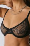 Out From Under Isabella Sheer Floral Lace Underwire Bra