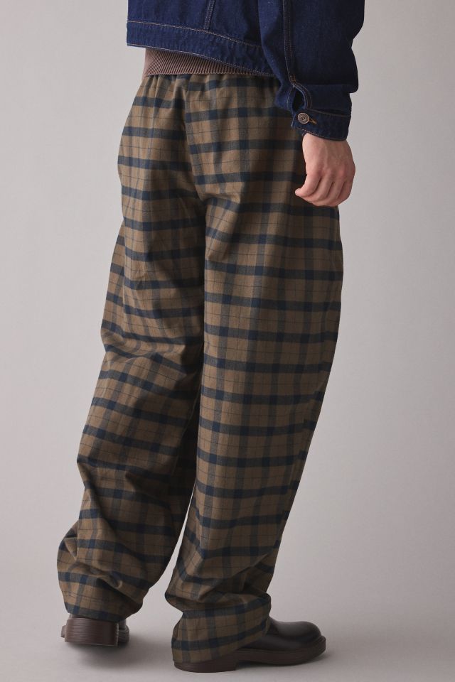 ReMADE By UO Remnant Pleated Plaid Pant #1