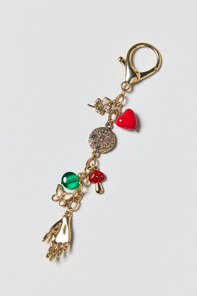 Zuri Mixed Charms Long Keychain #1