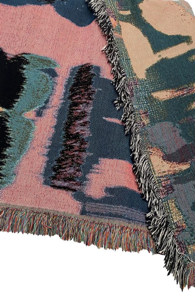 Clr Shop Flora Woven Throw Blanket #3