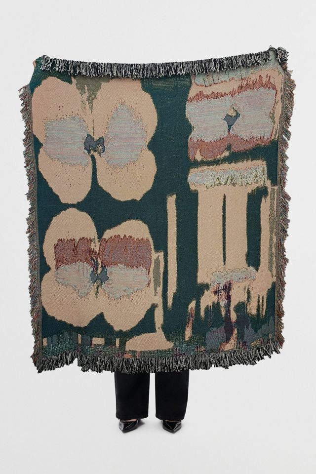 Clr Shop Flora Woven Throw Blanket #2