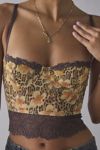 Out From Under Andrea Lace-Trim Underwire Corset Cami