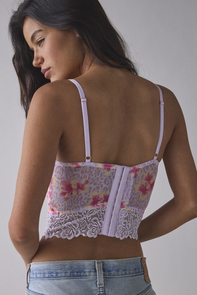Out From Under Andrea Lace-Trim Underwire Corset Cami #3