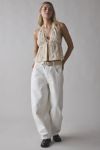 UO Carmellia Embellished Split-Front Flyaway Halter Top