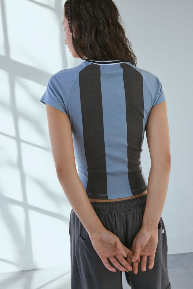 LA Jersey Graphic V-Neck Baby Tee #2