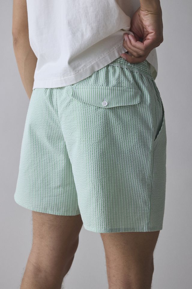 Lacoste Striped Seer Sucker Swim Short #1