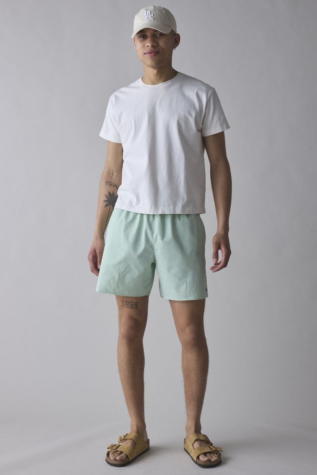Lacoste Striped Seer Sucker Swim Short #2