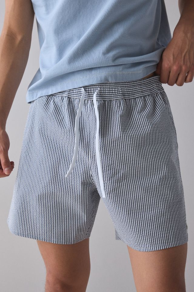 Lacoste Striped Seer Sucker Swim Short #1