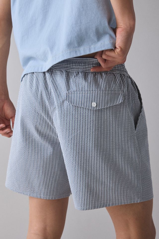 Lacoste Striped Seer Sucker Swim Short #2