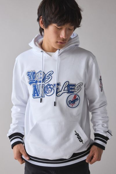 Shop Pro Standard Mlb Los Angeles Dodgers Ransom Hoodie Sweatshirt In White, Men's At Urban Outfitters