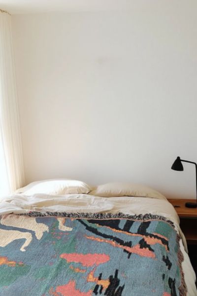 Clr Shop Melt Woven Throw Blanket At Urban Outfitters