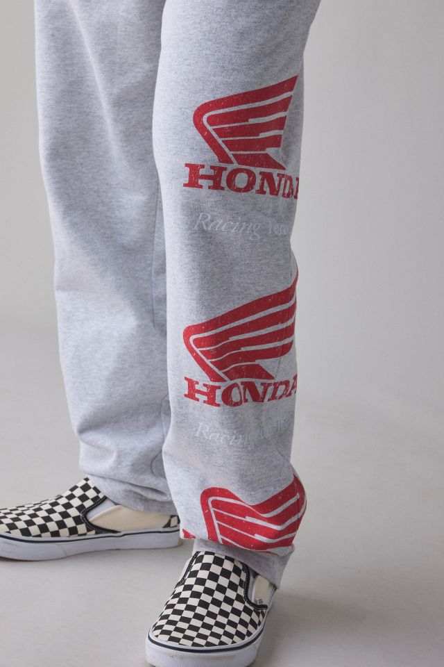 Pantalon de survêtement à ourlet ouvert avec logo de l'équipe de course Honda #3