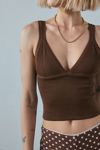 Out From Under Jade Seamless Knit Cutout Tank Top