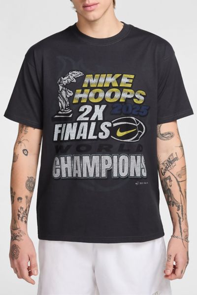 Nike NSW Club Black Sweatshirt Champions of Sport Crew Mens