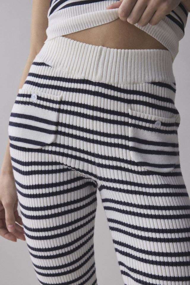 Frankies Bikinis Camden Striped Cloud Knit Pant #3