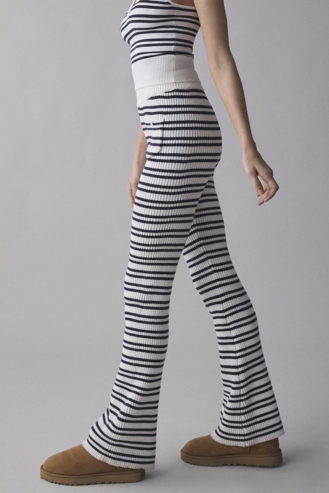 Frankies Bikinis Camden Striped Cloud Knit Pant #4