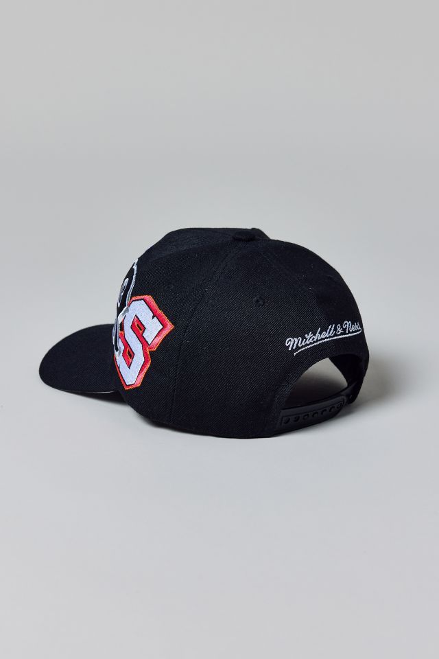 Mitchell & Ness NBA San Antonio Spurs Hyper Type Logo Hat #2