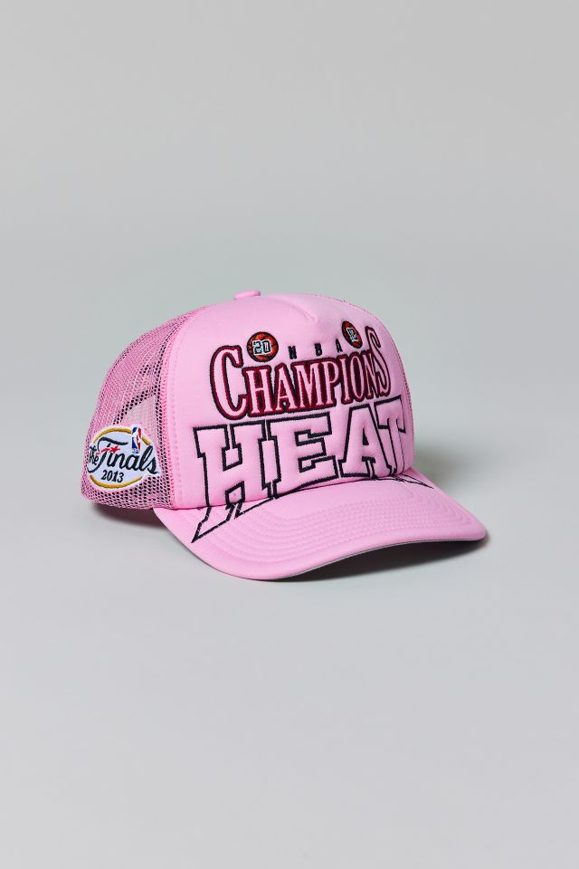 Casquette de camionneur Mitchell & Ness NBA Miami Heat Champs #1