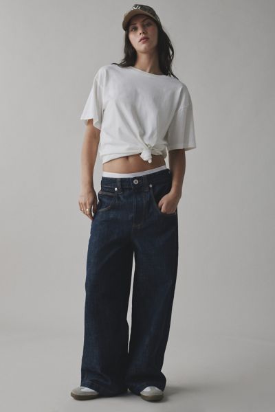 Bdg Niko Baggy Skate Jean In Rinsed Denim, Women's At Urban Outfitters In Rinsed Denim