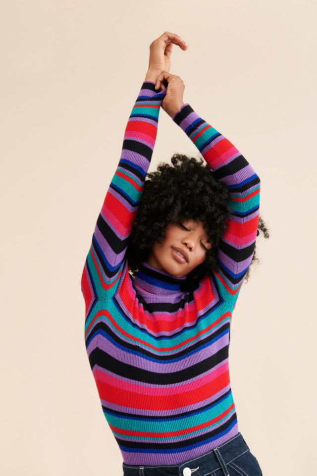 Molly Bracken Striped Knitted Sweater #2