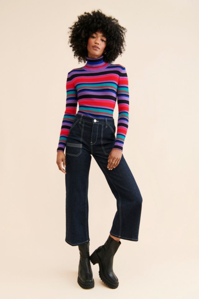 Molly Bracken Striped Knitted Sweater #3