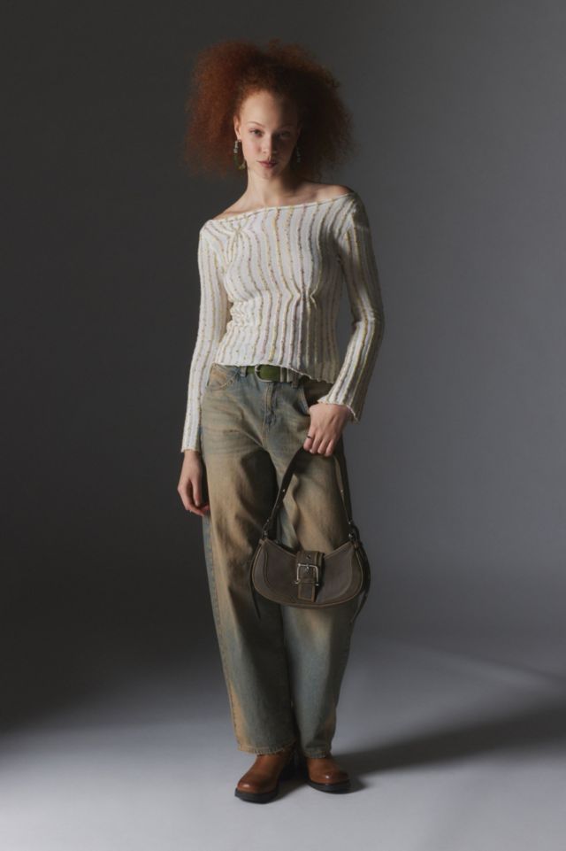 Reagan Textured Boat Neck Sweater #3