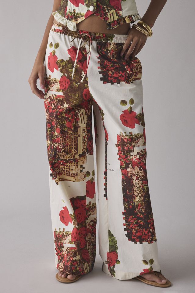 House Of Sunny The Rose Garden Wide Leg Pant #1