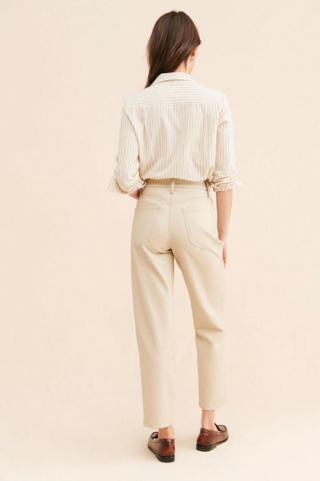 Blue Revival Unreal Vegan Leather Straight Pants #1