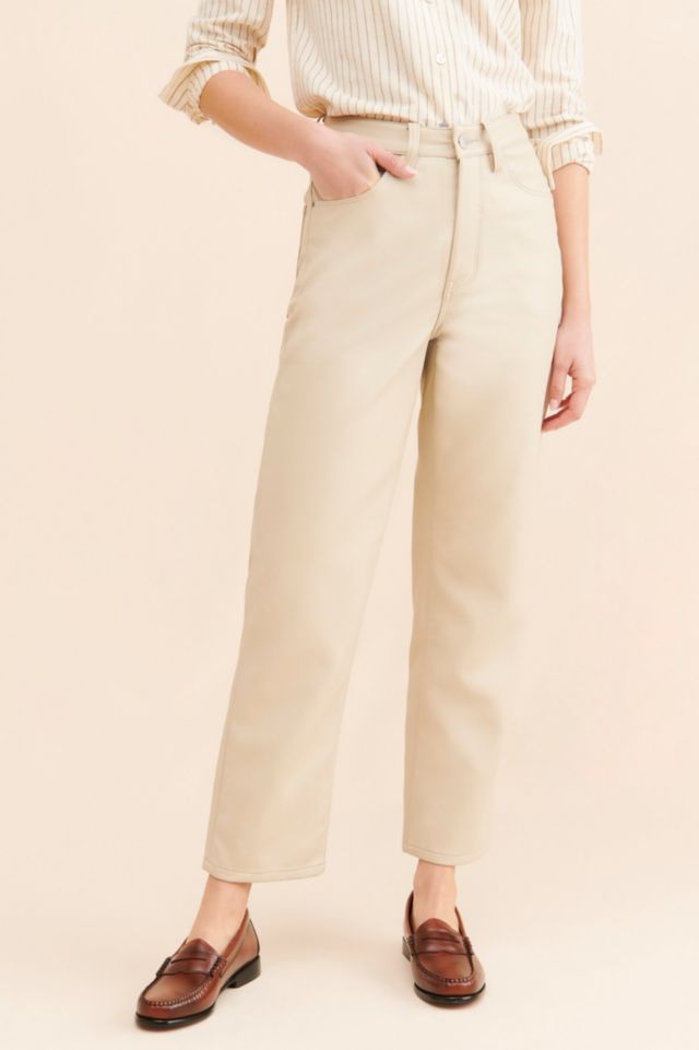 Blue Revival Unreal Vegan Leather Straight Pants #3