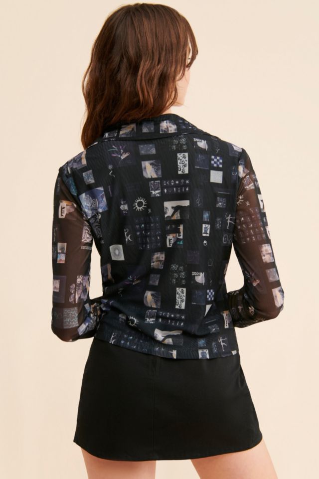 Rationalle Kahlo Mesh Top #1