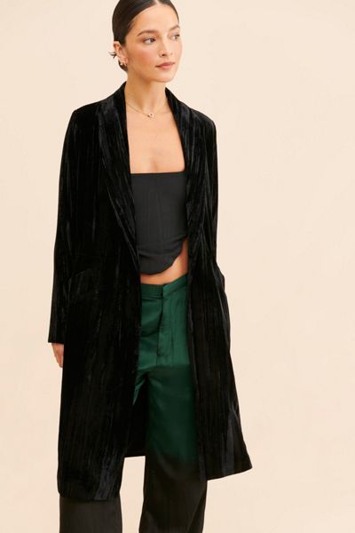 Steve Madden Seraphina Velvet Duster