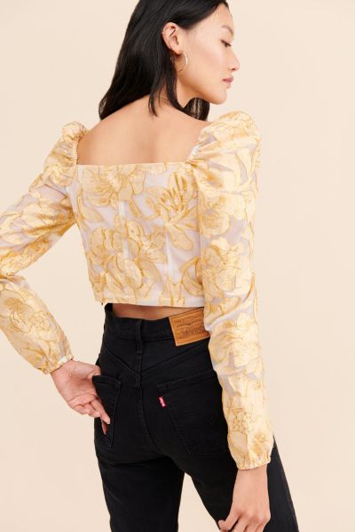 Glamorous Golden Hour Top