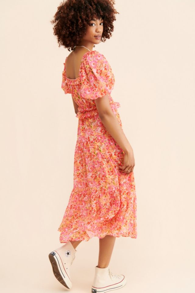 NSR Watercolor Floral Dress #1