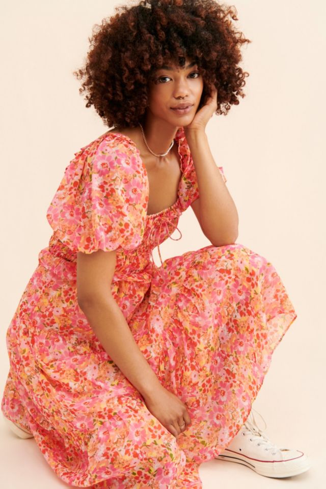 NSR Watercolor Floral Dress #3