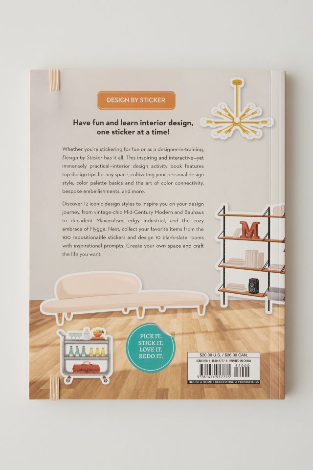 Design By Sticker: An Interior Design Sticker Book For Every Style By Tracy Metro #5