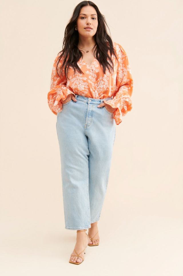 4SI3NNA Floral V-Neck Bodysuit #3