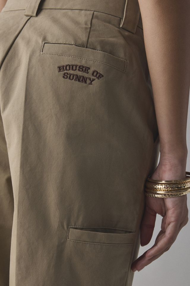 House Of Sunny Straight Fit Canvas Worker Pant #3
