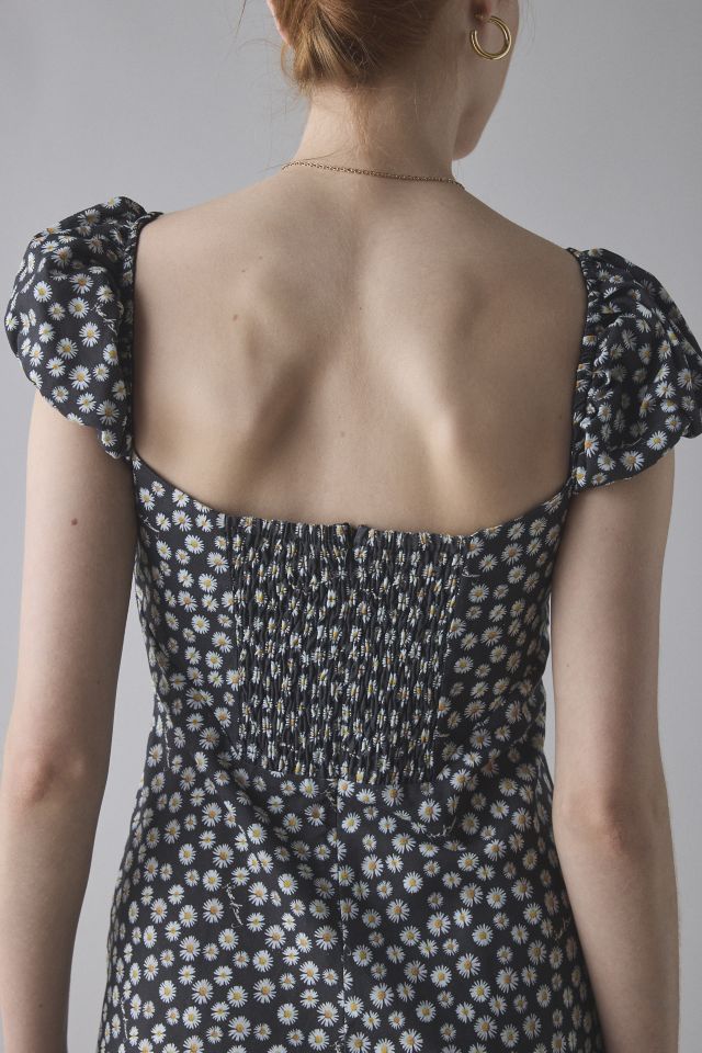House Of Sunny Ditsy Daisy Milkmaid Mini Dress #2